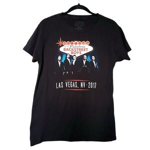 Backstreet Boys Las Vegas Tour Shirt Dated 2017 Women's XL Concert Shirt BSB